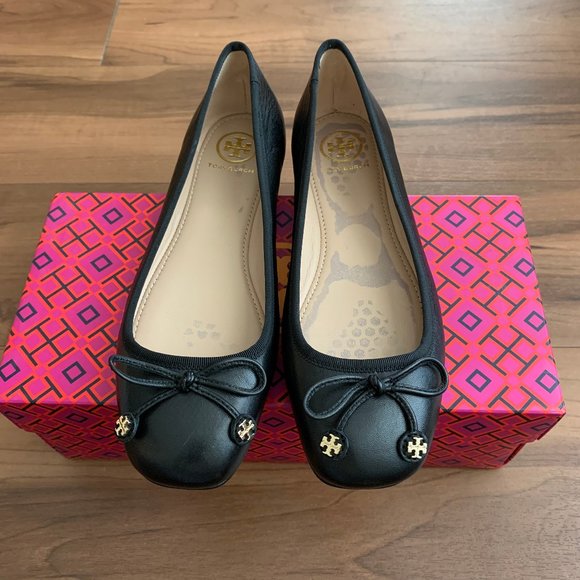 Tory Burch Black Laila Driver Ballet Flats (Sz 36 = US 5.5-6) - Picture 7 of 12